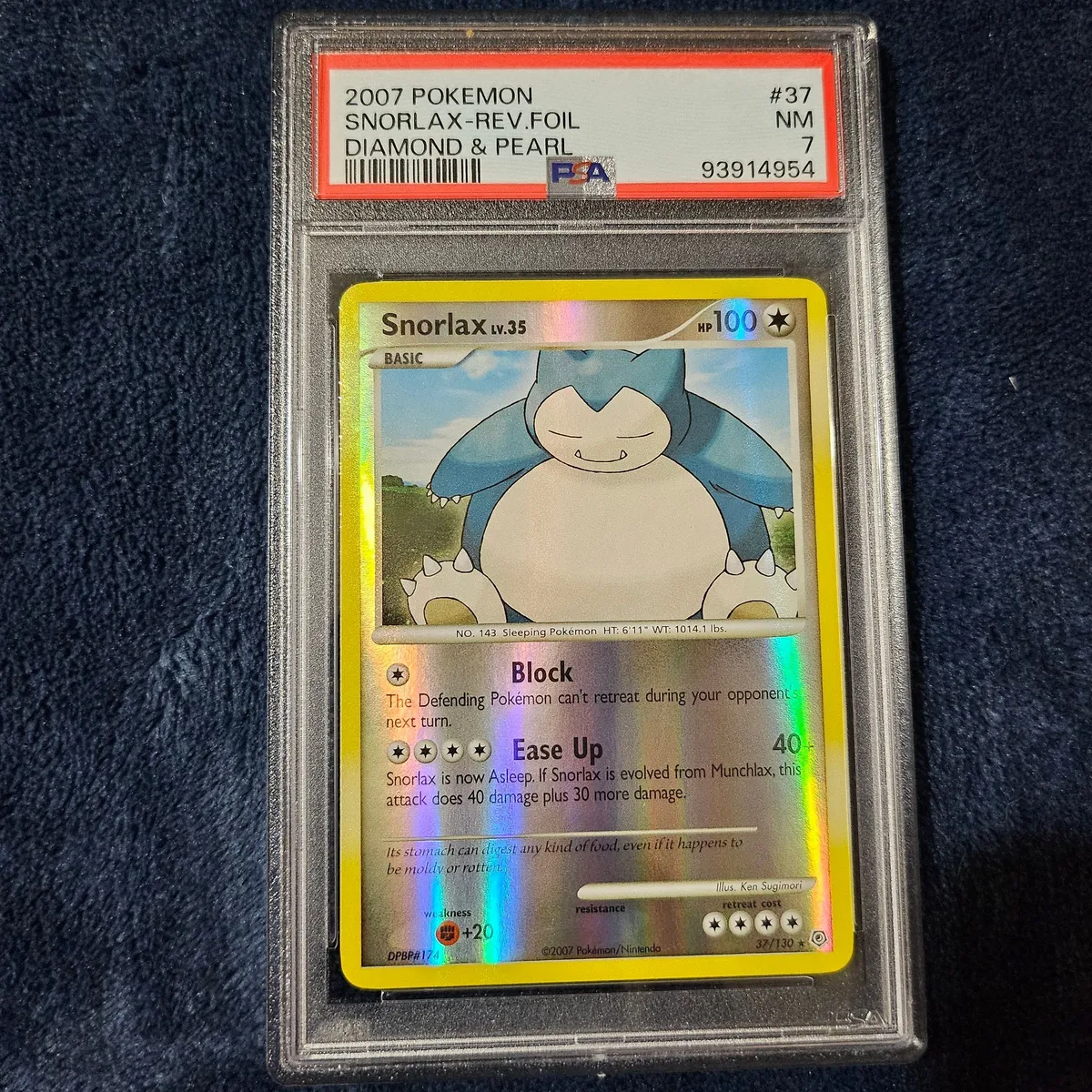 Snorlax-Rev.Foil Diamond & Pearl PSA NM 7  Whatnot: Shop, Sell, Connect