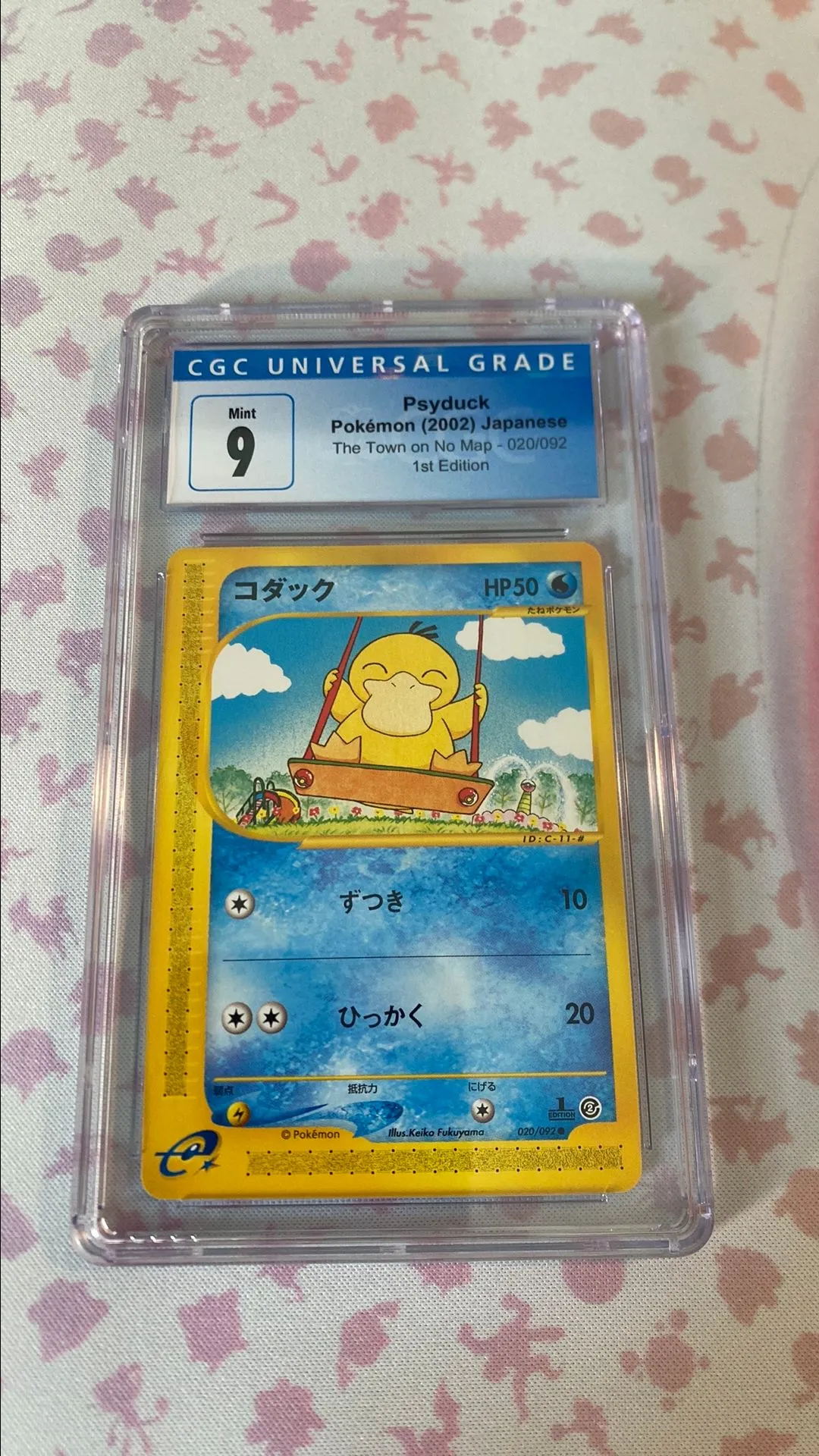 graded psyduck card PSA 9 Japanese Psyduck Common (Graded Card) – Phurion main image 1