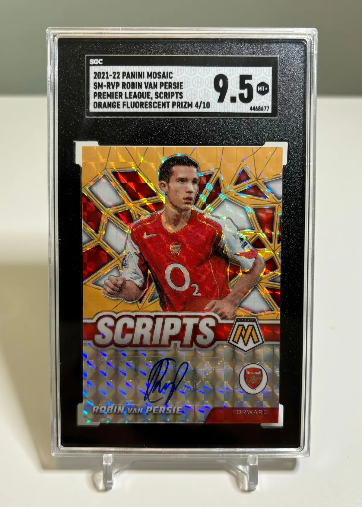 2021-22 Panini Mosaic #SM-RVP Robin Van Persie Premier League 
