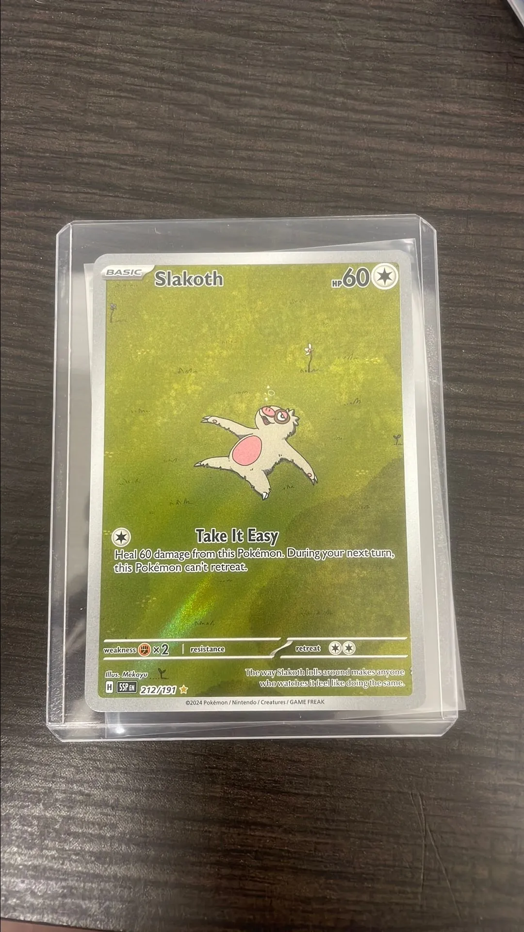 Slakoth 212/191 Illustration Rare - 2024 Pokemon Surging Sparks  Whatnot:  Shop, Sell, Connect