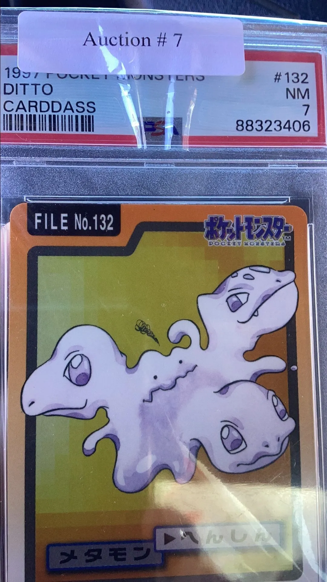Pocket Monster) Ditto. Japanese. Graded. Near mint.  Whatnot: Shop, Sell,  Connect