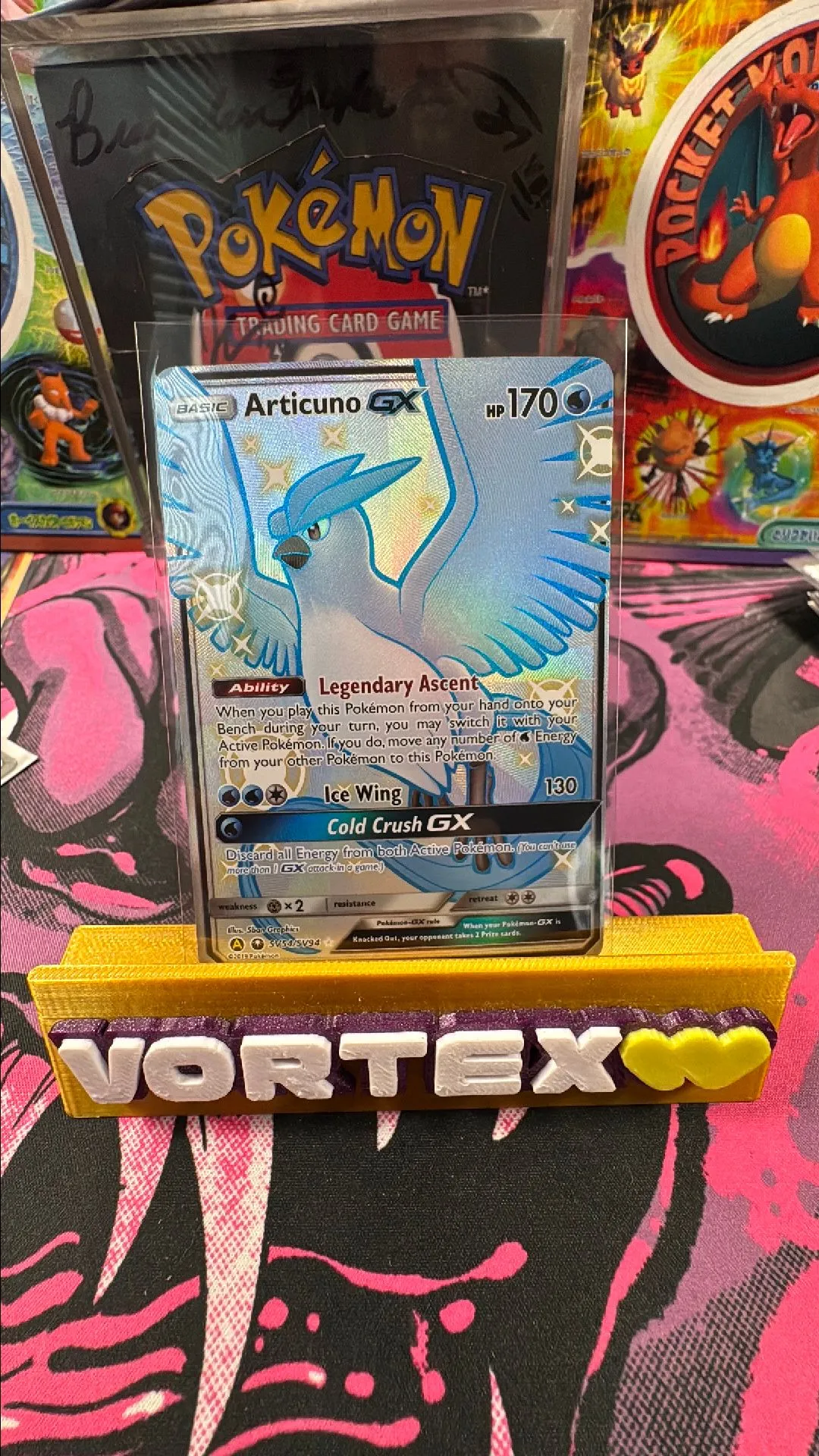pokemon card shops near me in stock Shiny Articuno GX SSR Japanese Ultra Shiny GX 214/150, PSA 9 Pokemon C main image 0