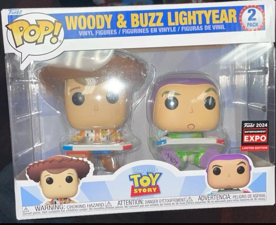 Woody and Buzz Lightyear 2 Pack · Whatnot: Shop, Sell, Connect, image size:1200x979
