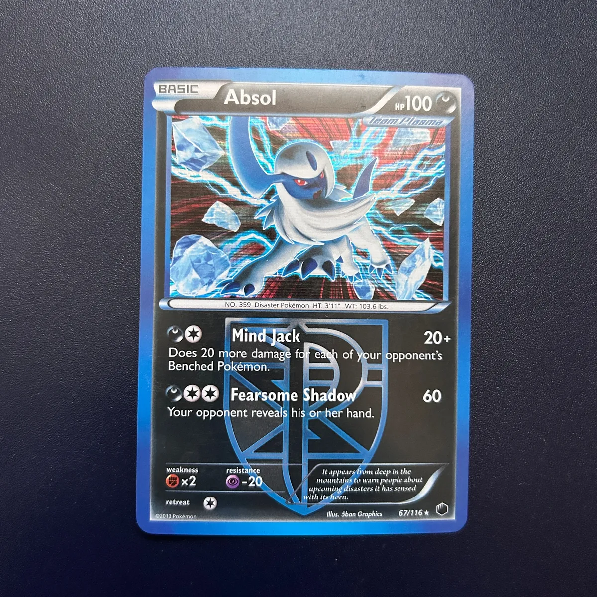 Pokmon Trading Card CCG TCG Absol Plasma Freeze 67/116 Holo Rare 2013   Whatnot: Shop, Sell, Connect
