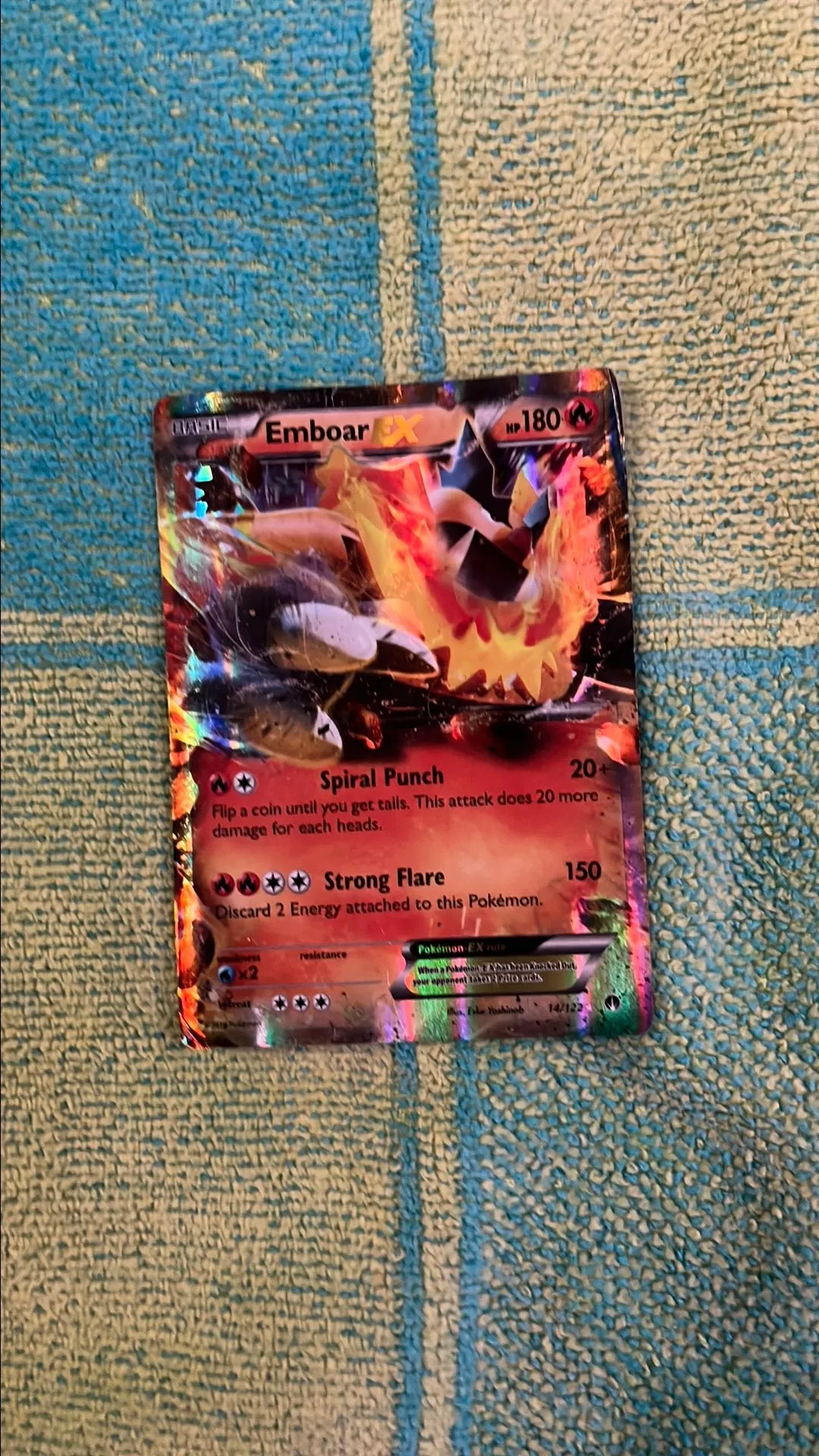 pokemon card emboar Pokemon Card Japanese Emboar 013/086 sv11W R TCG main image 1