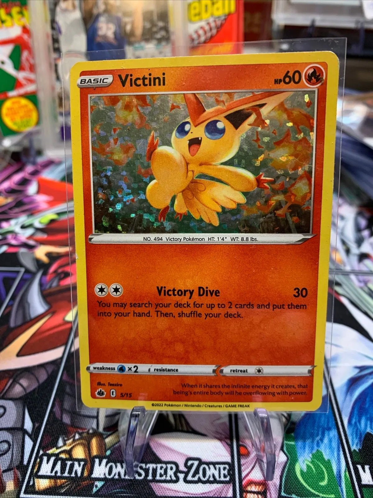 Victini 5/15 - Confetti Holo - McDonalds 2022 Promo - NM Condition   Whatnot: Shop, Sell, Connect