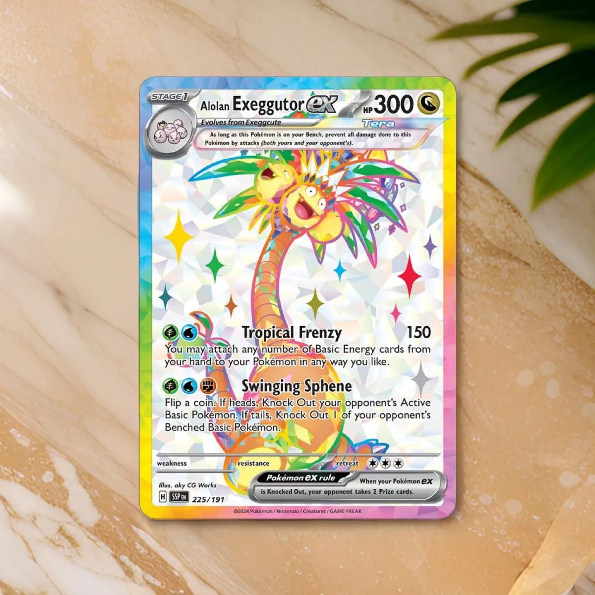 Alolan Exeggutor ex #225  Whatnot: Shop, Sell, Connect