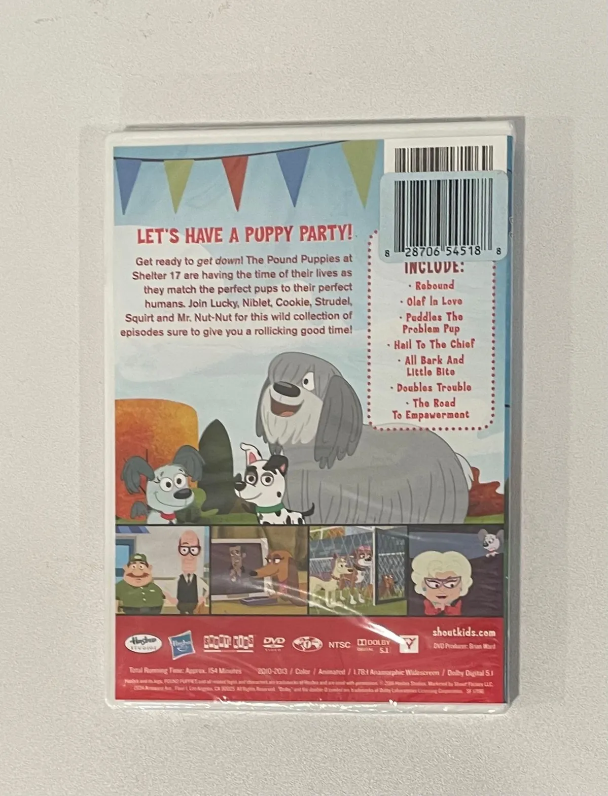 Pound Puppies: Puppy Party (DVD, 2016) EPISODES FROM 2010-2013