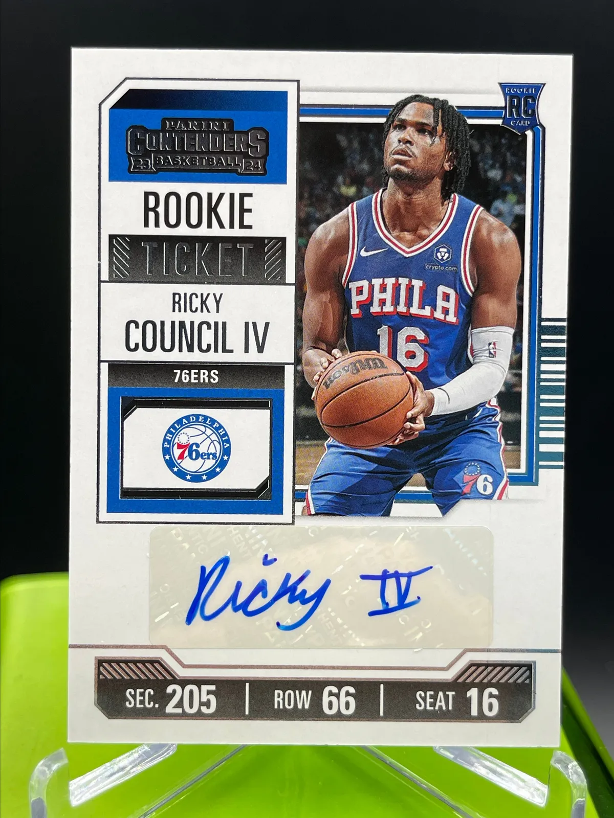 2023-24 Panini Contenders Rookie Ticket Ricky Council IV Rookie RC Auto ·  Whatnot: Shop, Sell, Connect