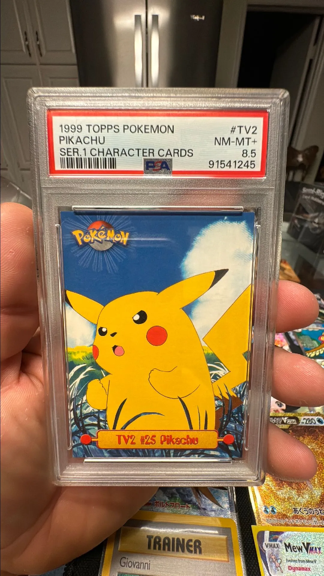 1999 Topps Pokemon Series 1 Character Cards Pikachu Ser.1 Character Cards  PSA NM-MT+ 8.5  Whatnot: Shop, Sell, Connect