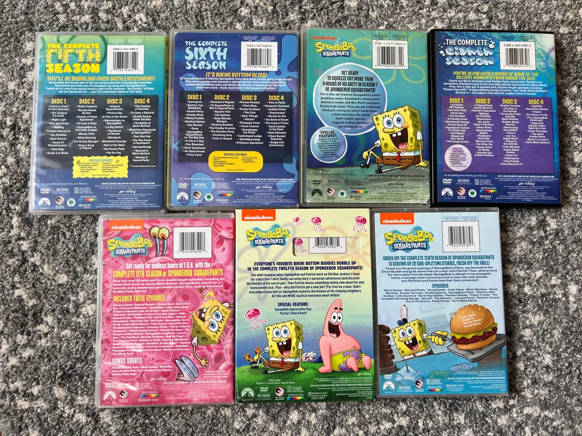 SpongeBob SquarePants Season DVD Collection · Whatnot: Shop