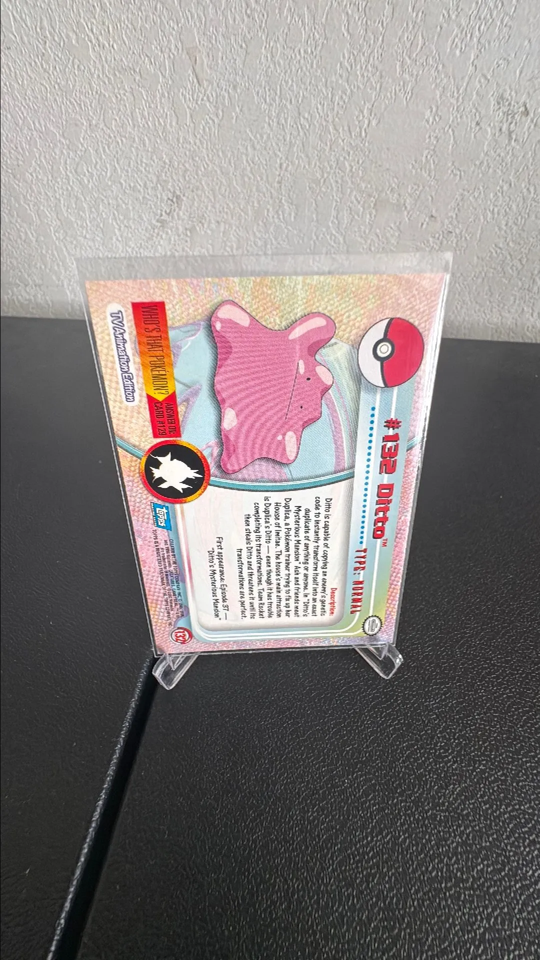 Ditto 132 Pokmon trivia Topps  Whatnot: Shop, Sell, Connect