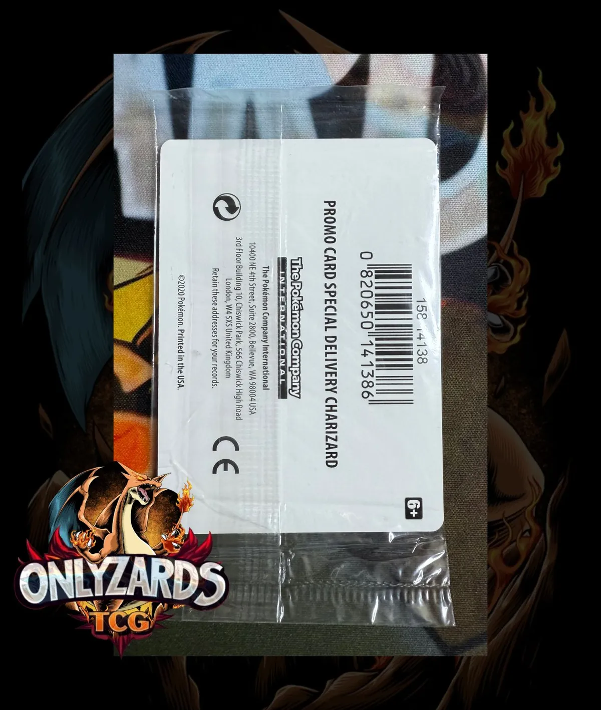 Special Delivery Charizard SWSH075 Exclusive Promo Pokemon Card Sealed!   Whatnot: Shop, Sell, Connect