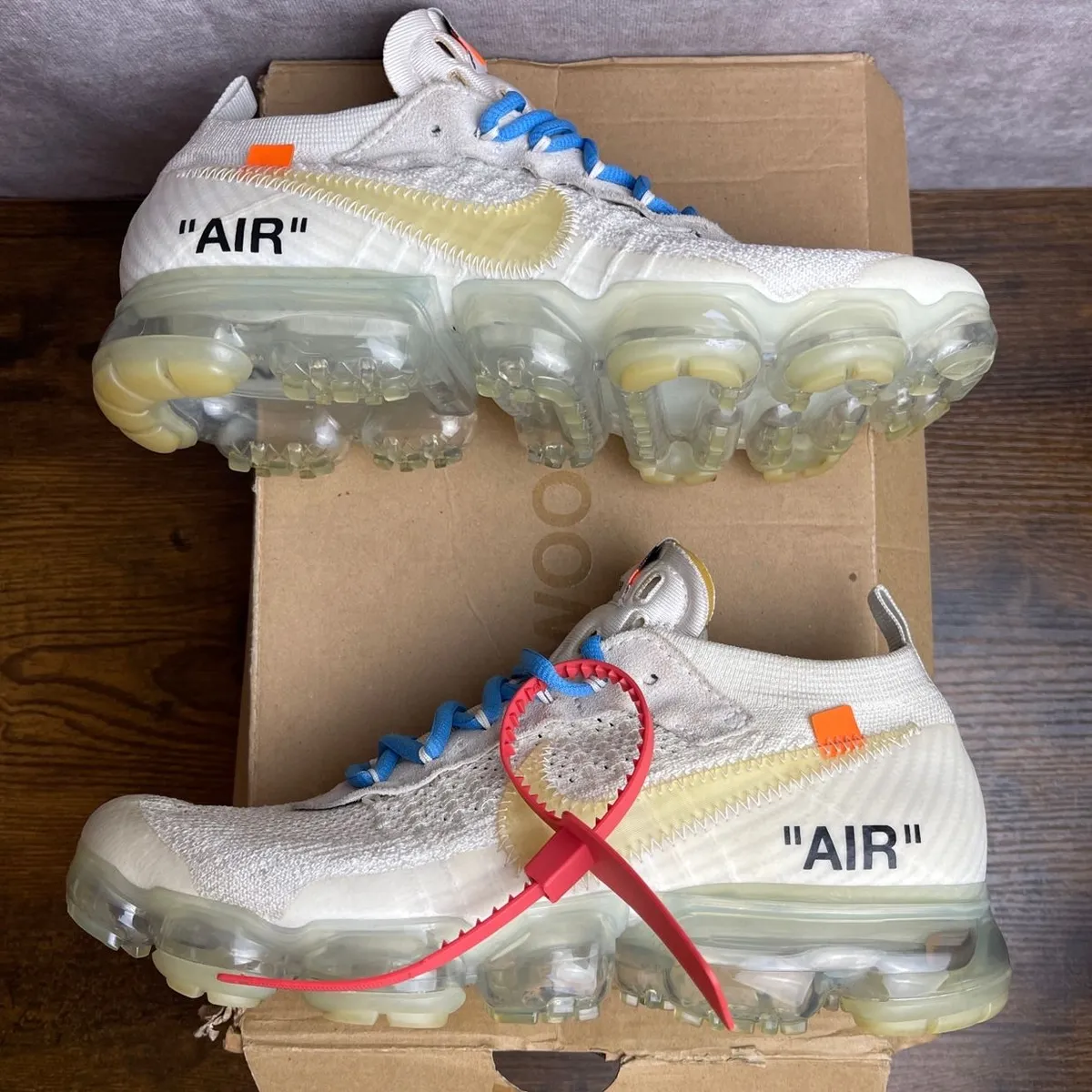 Vapormax Plus Sepatu Vapormax Multicolor Flyknit Nike Off-White X
