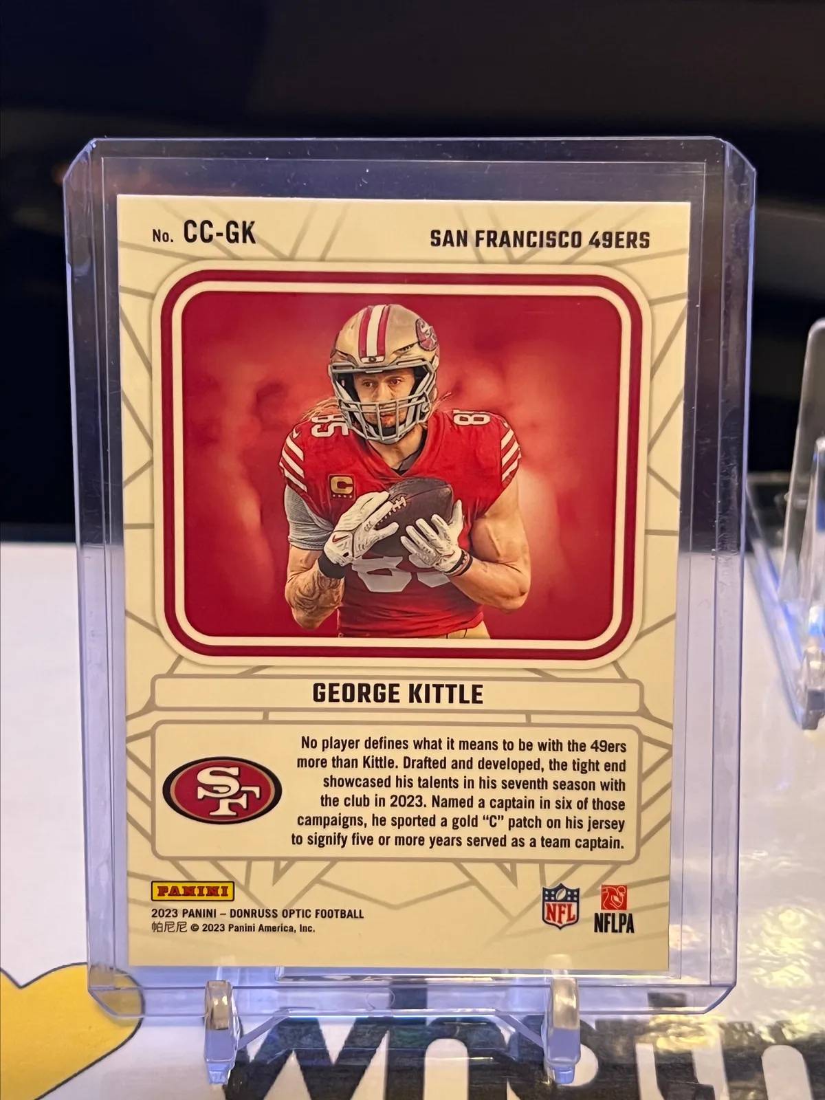 2023 Optic Captain In Charge George Kittle San Francisco 49ers #CC