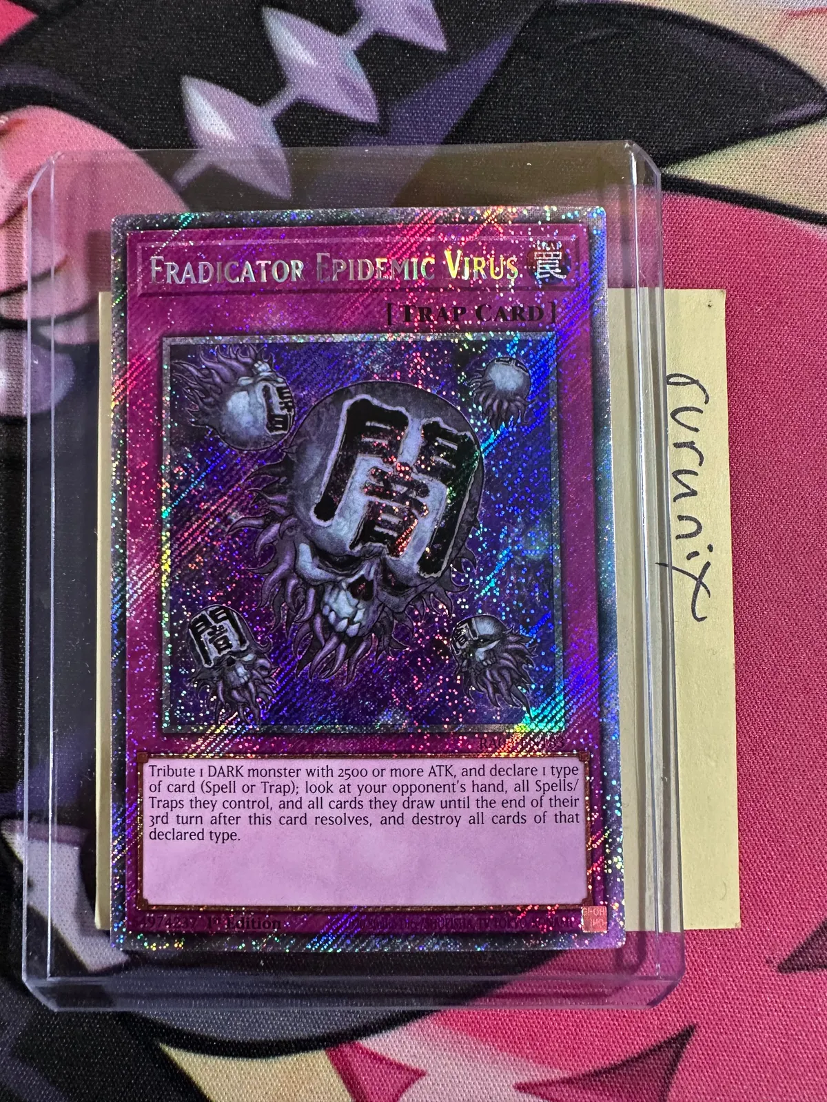 Yugioh Eradicator Epidemic Virus (Platinum Secret Rare) RA03-EN183 -  Quarter Century Bonanza  Whatnot: Shop, Sell, Connect
