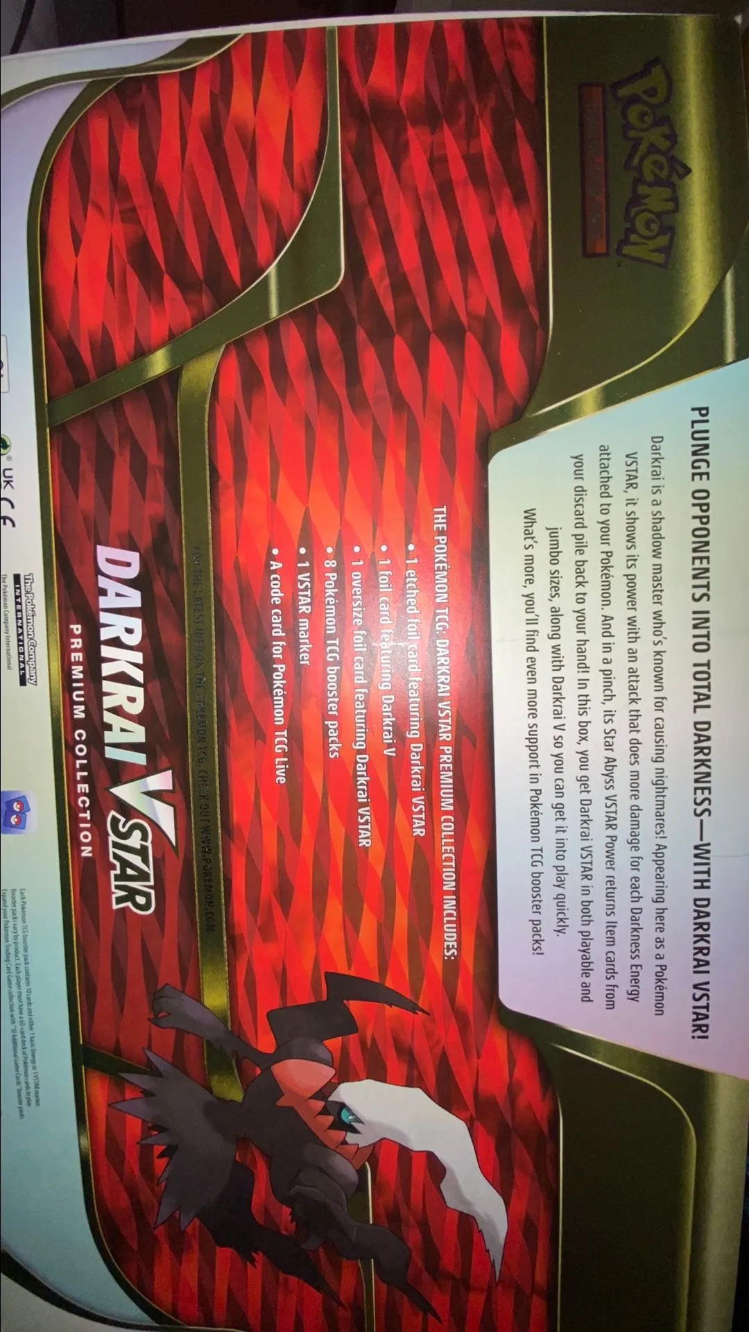 pokemon cards darkrai vstar premium collection box pokémon tcg Darkrai VSTAR Premium Collection