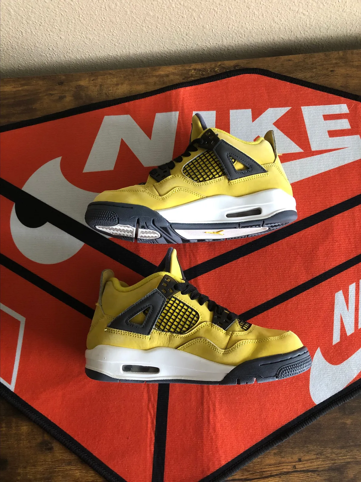 red and yellow jordans