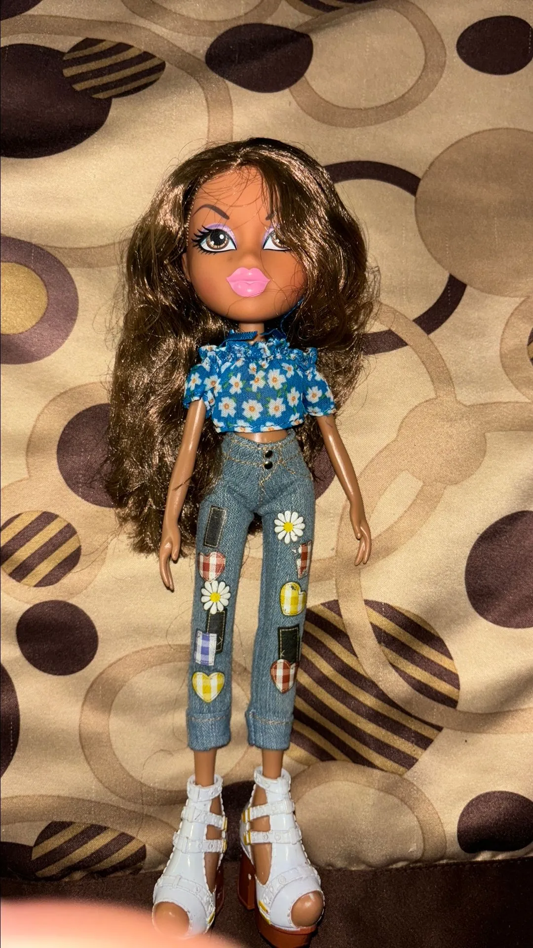 Bratz doll with flowers on jean fit · Whatnot: Shop, Sell, Connect
