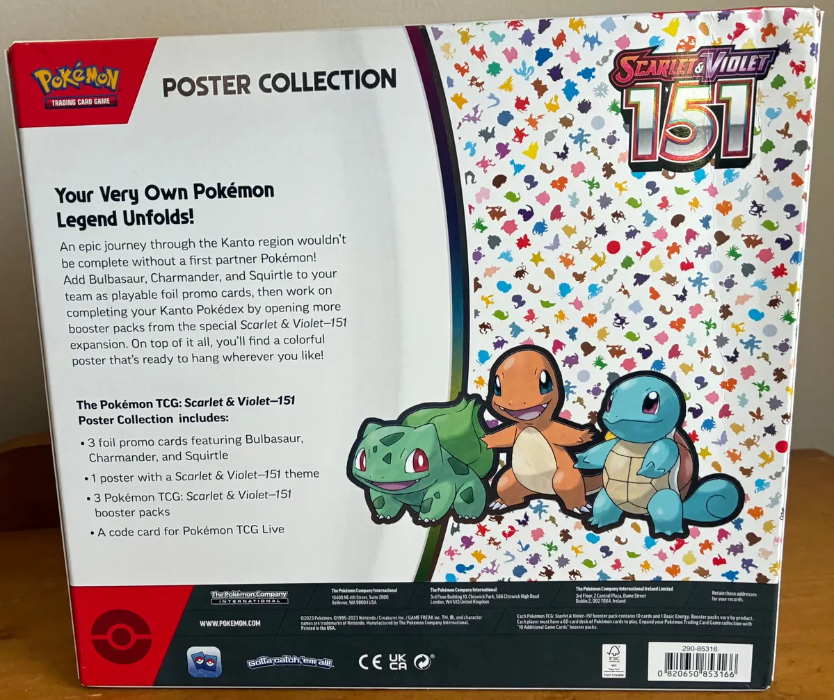 Pokmon 151 Poster Collection - 3 Promos & 3 151 Packs!  Whatnot: Shop,  Sell, Connect