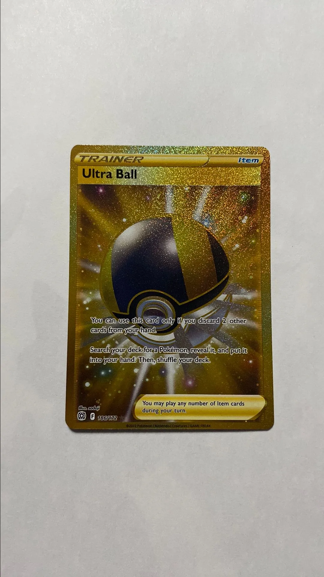 pokemon ball gold card Quick Ball Secret Rare - 216/202 - Sword & Shield main image 1