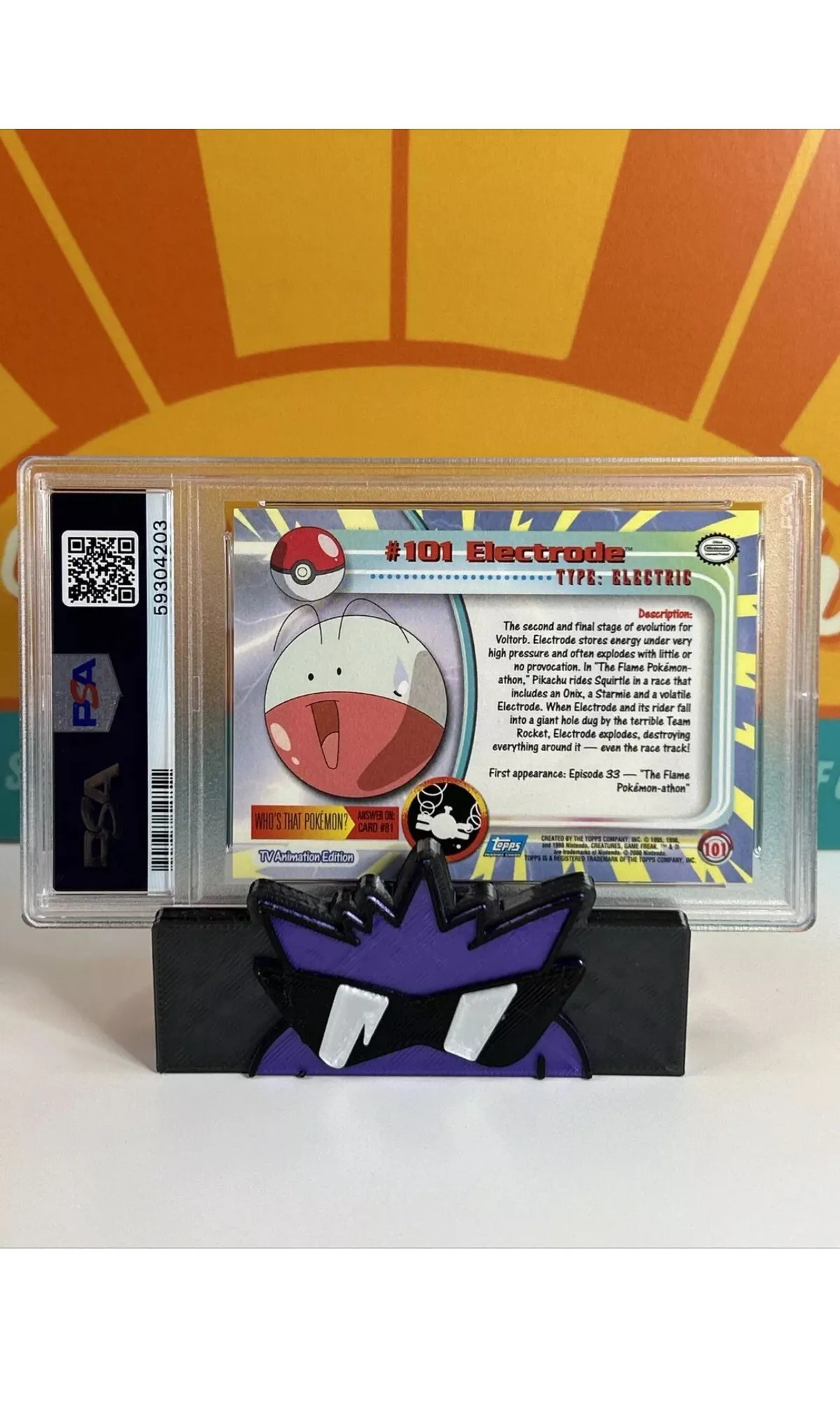 2000 Topps Pokemon Tv Animation Series 2 Electrode Animation Series 2-Foil  PSA VG-EX 4  Whatnot: Shop, Sell, Connect