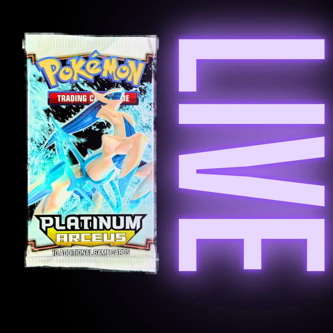 PLATINUM Arceus Booster Pack  Whatnot: Shop, Sell, Connect