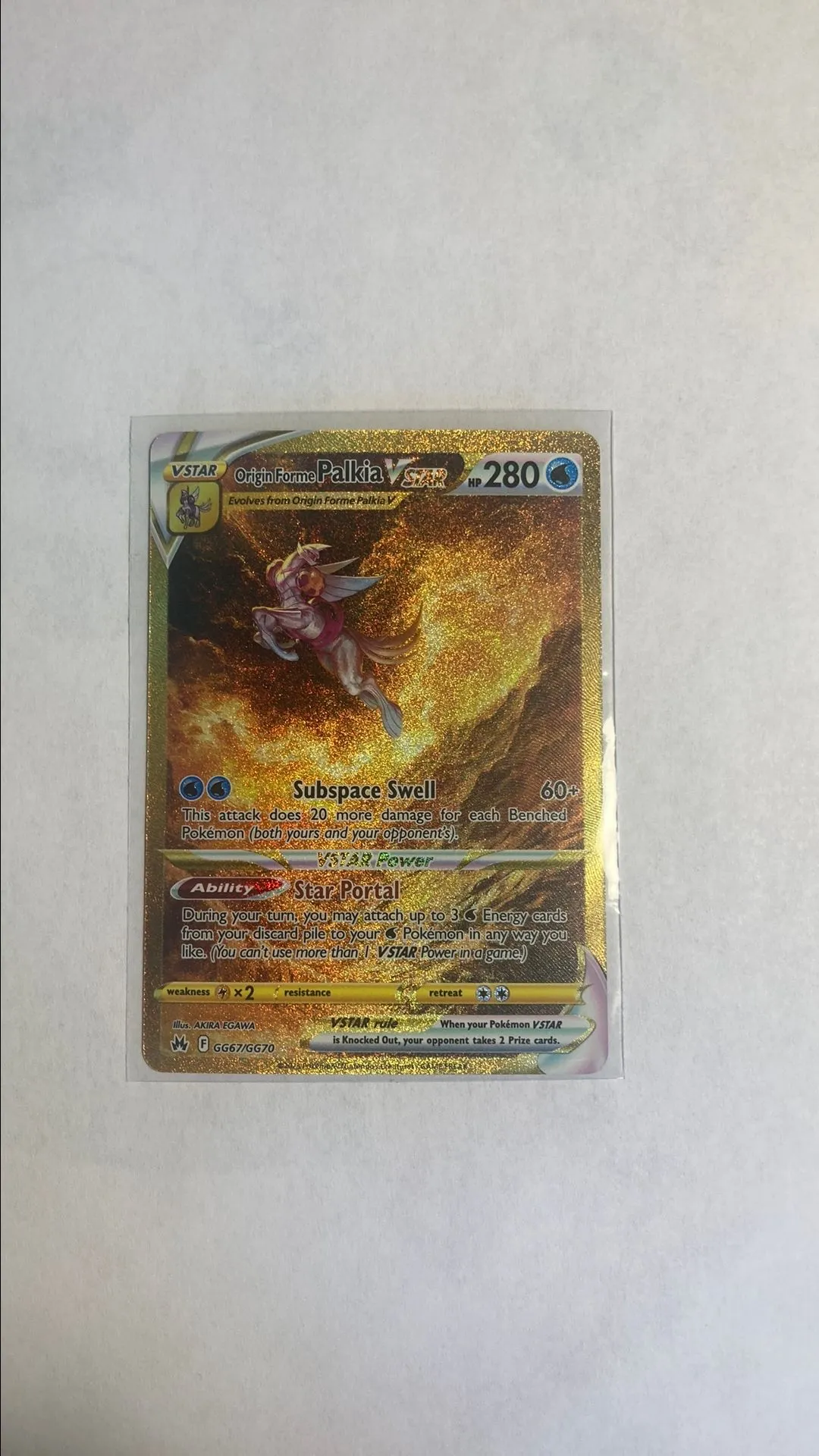 gold palkia pokemon card Palkia Original VSTAR GG67/GG70 Alternative Pokémon Gallery Secret Gold -  Ultraboost X Sword and Shield 12.5 Zenith Supreme