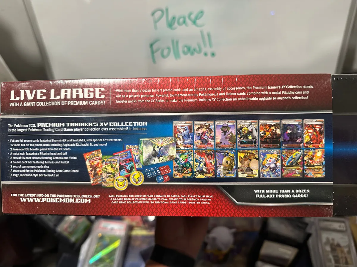 2017 Pokemon TCG: Premium Trainer's XY Collection Box Factory Sealed   Whatnot: Shop, Sell, Connect