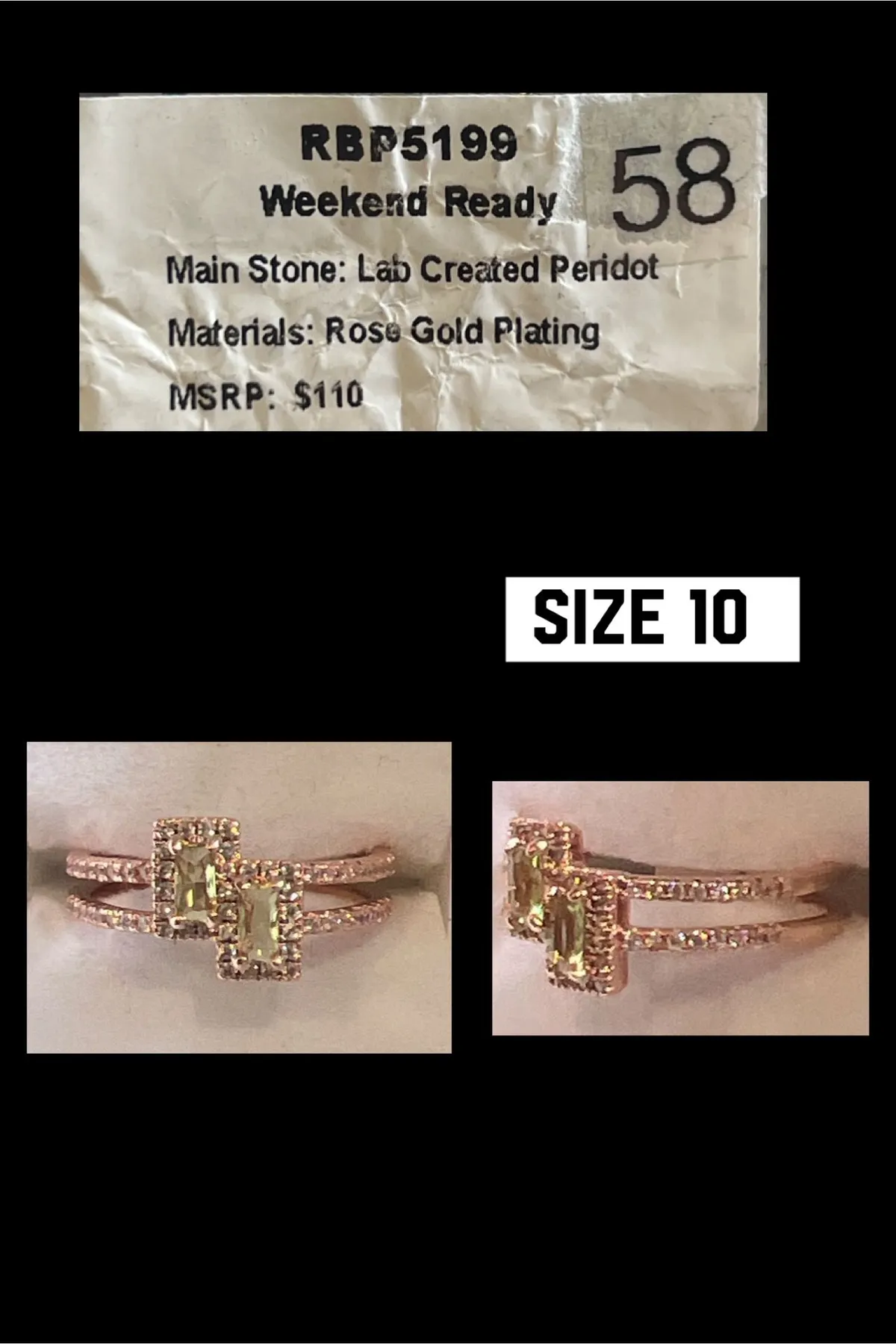 Size 10, ring 58 · Whatnot Buy, Sell & Go Live