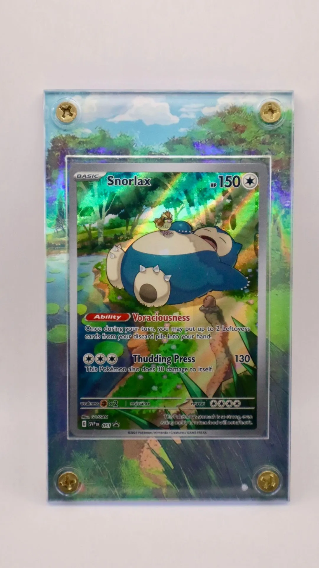 Snorlax 151 Promo INTERACTIVE HOLOGRAPHIC EXTENDED ART CASE (CARD NOT  INCLUDED)  Whatnot: Shop, Sell, Connect