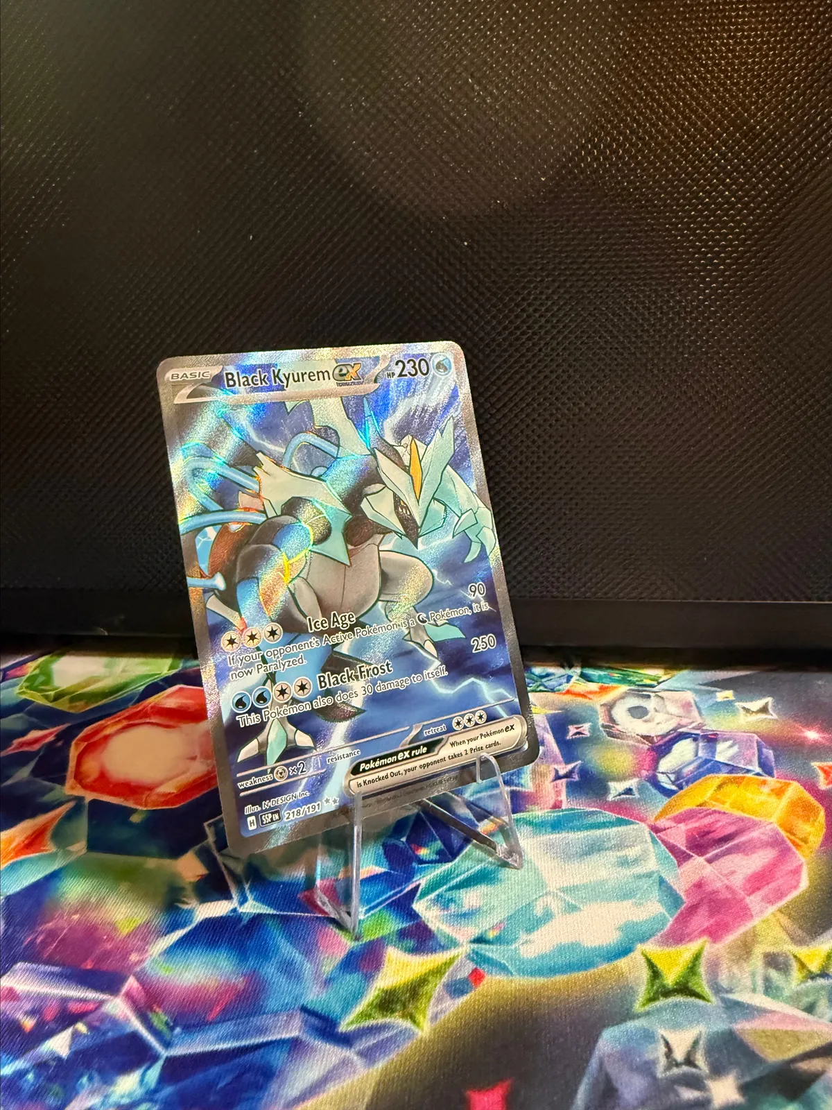 218 191 pokemon card Amazon.com: Pokemon - Black Kyurem ex 218/191