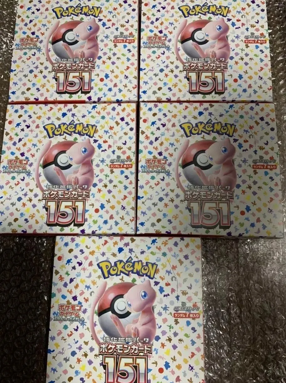 pokemon 151 no booster box Pokemon Card 151 Booster Box Japanese SV2a No Shrink Wrap – BRAVE STORE main image 0