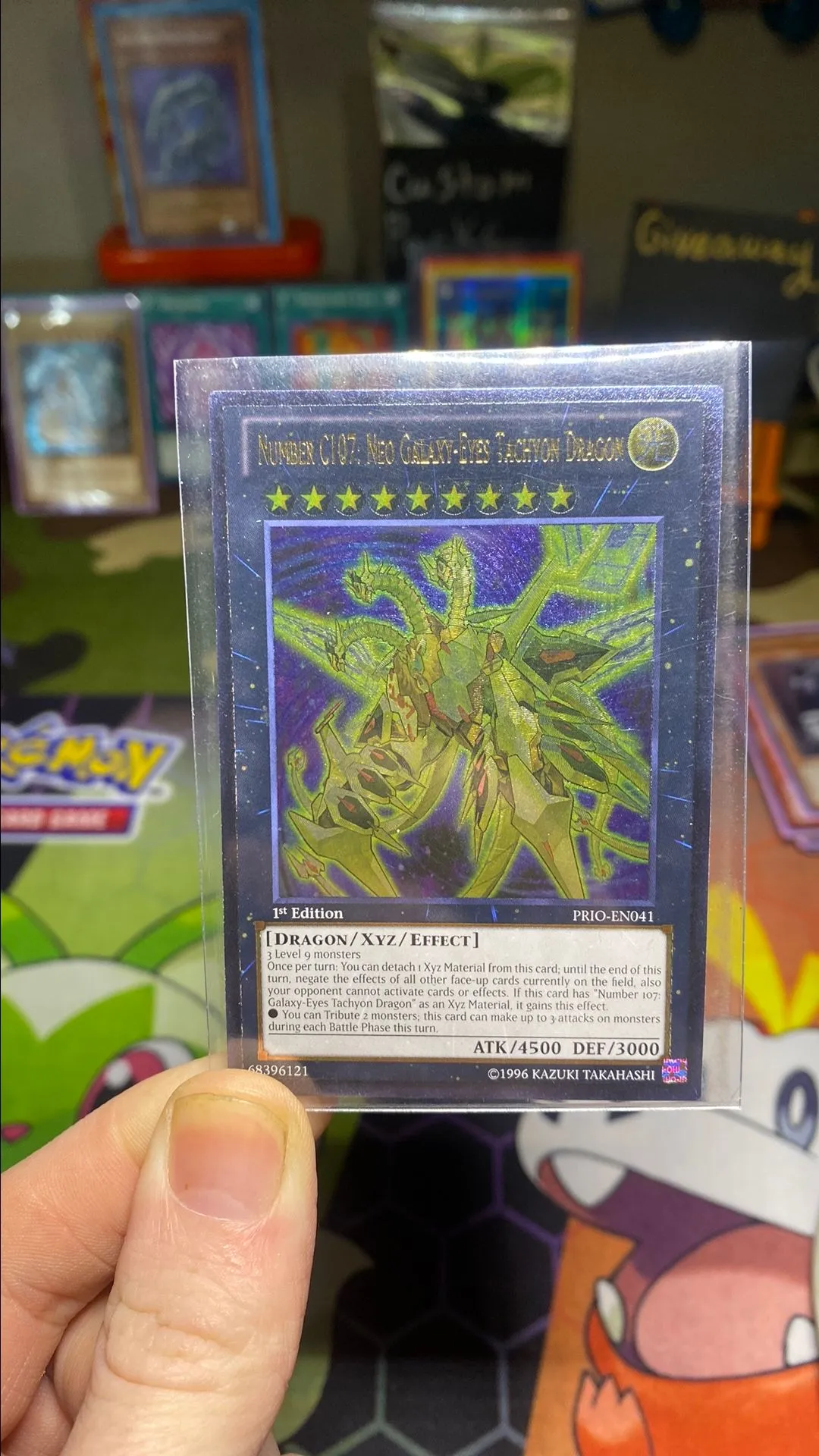 Number C107: Neo Galaxy-Eyes Tachyon Dragon UTR 1st Ed, · Whatnot: Shop,  Sell, Connect, image size:1080x1920
