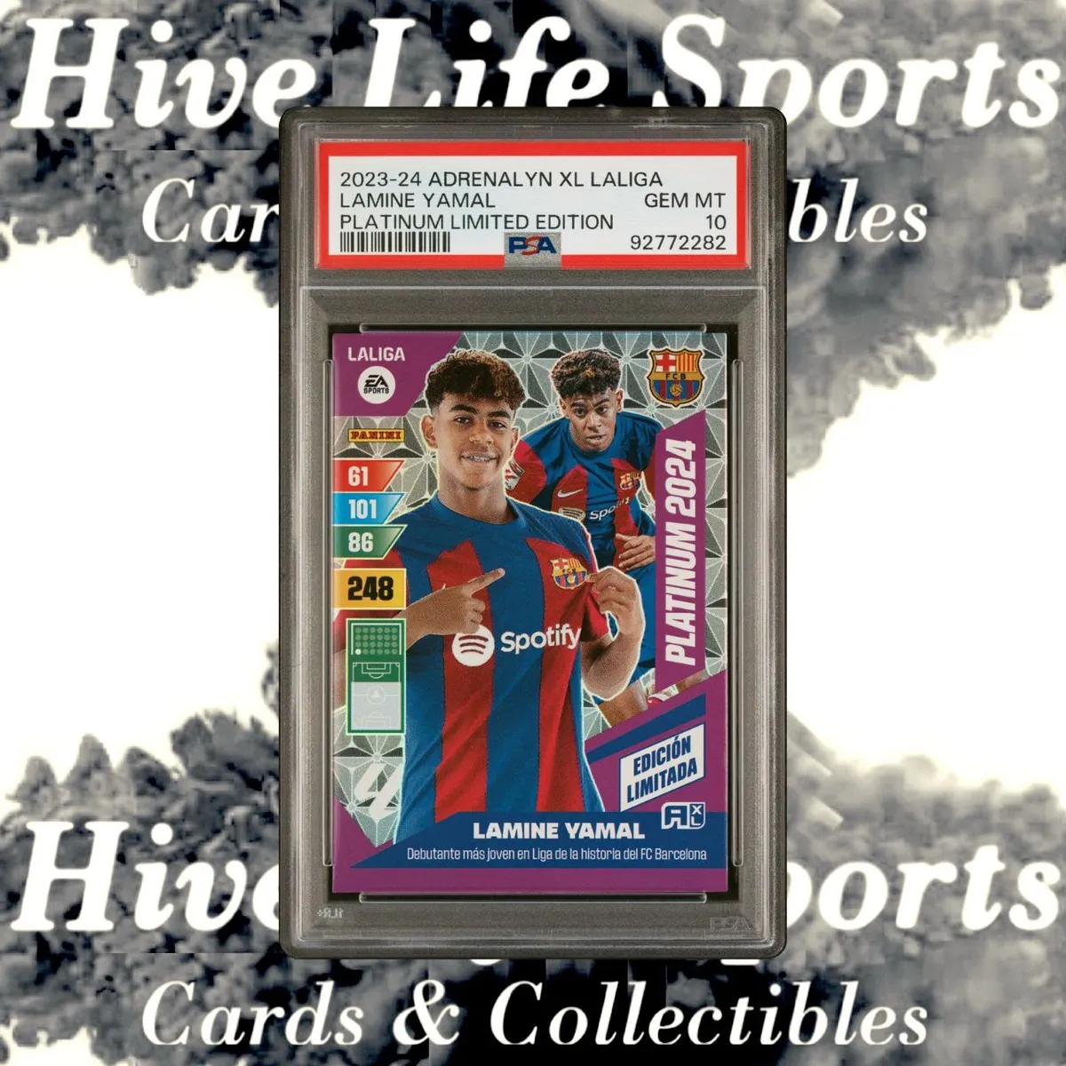panini adrenalyn limited edition cards Panini FIFA 365 Adrenalyn Mega Tin Trading Cards 25/26 (42 Cards + 3 L main image 0