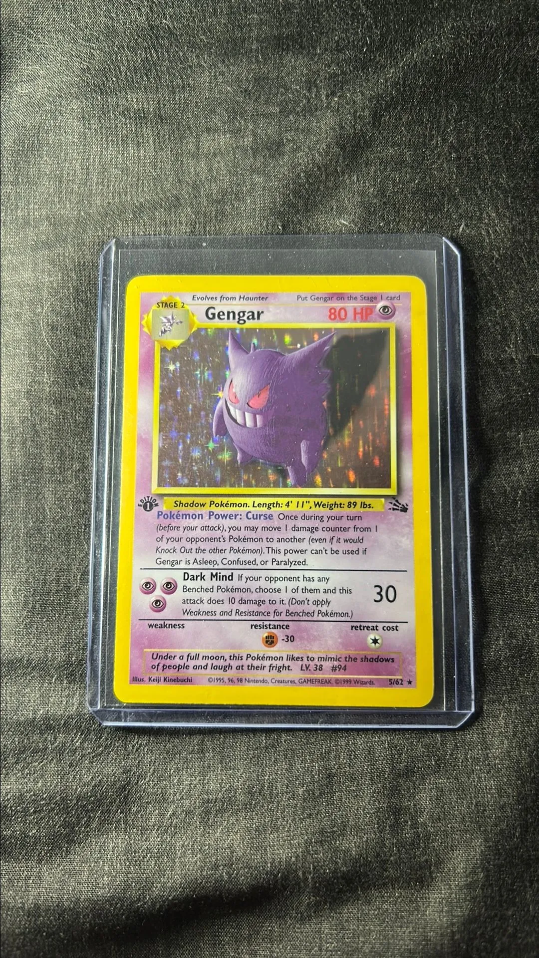 Gengar 1st Edition - Fossil  Whatnot: Shop, Sell, Connect
