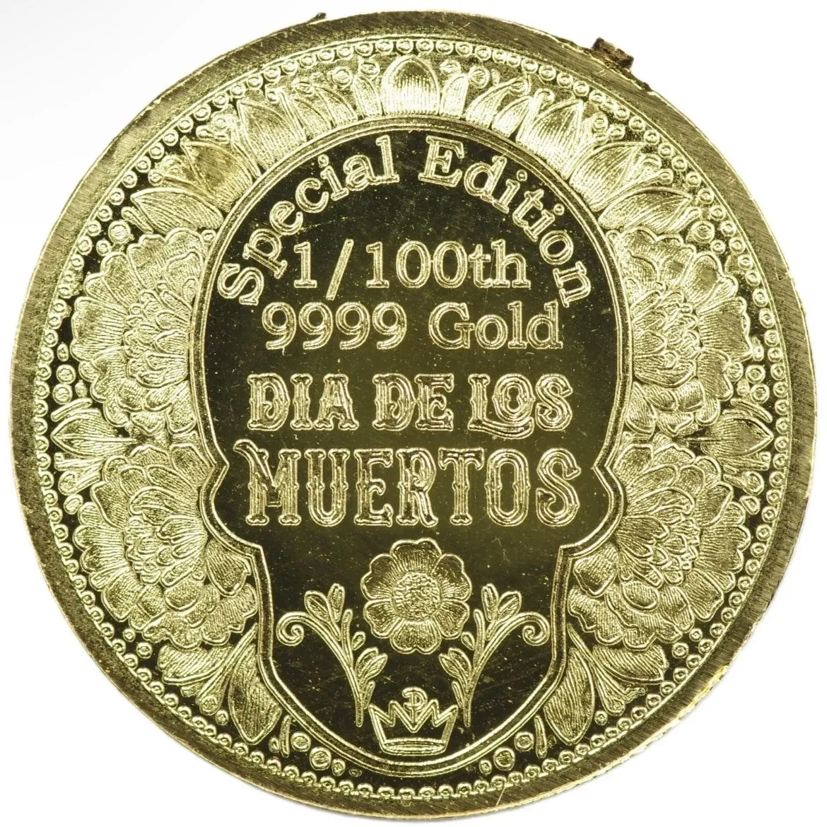 Gold 1/100oz | Sugar Skull | Dia De Los Muertos | Monarch Precious Metals ·  Whatnot: Shop, Sell, Connect