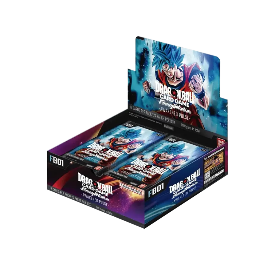 awakened pulse booster box awakened pulse Awakened Pulse FB01 Booster Box Dragon Ball Super Card Game FUSION WOR –  COLLECTORS JAPAN main image 1