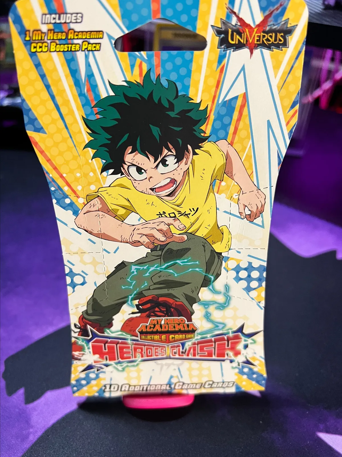 1) My Hero Academia Collectible Card Game Series 3 Unlimited Heroes Clash  Single hanger pack  Whatnot: Shop, Sell, Connect