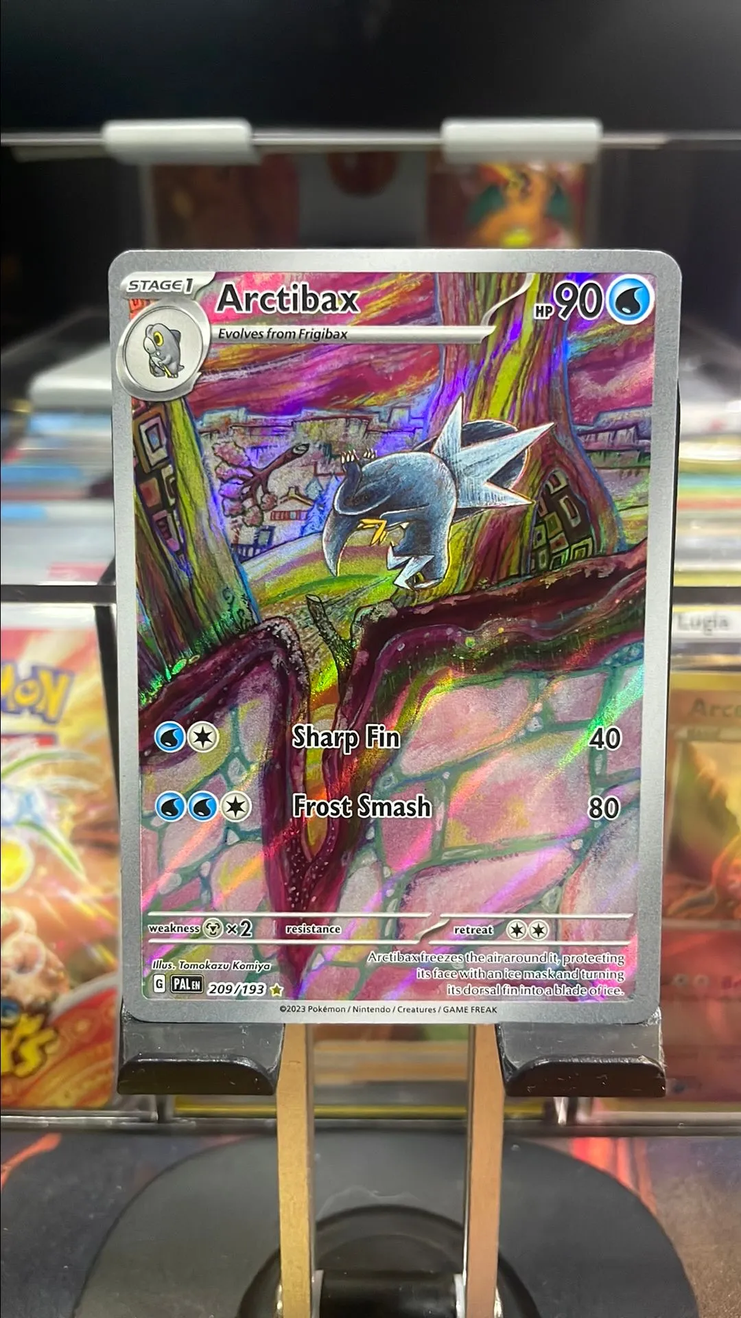 Pokemon Card Arctibax 209/193 Paldea Evolved Illustration Rare Holo Near  Mint  Whatnot: Shop, Sell, Connect