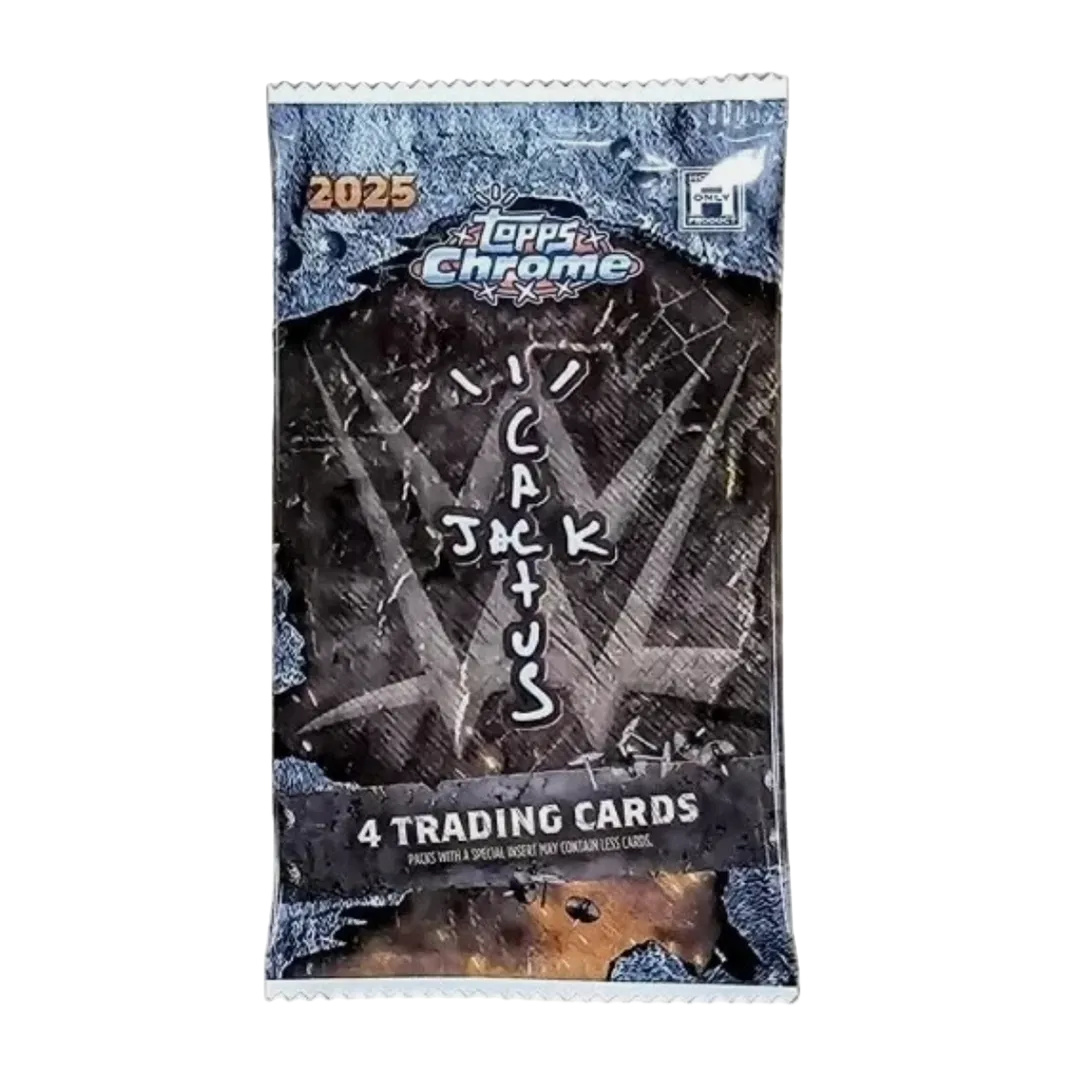 WWE 2025 Topps Chrome WWE x Cactus Jack Hobby Pack (Ships Sealed)   Whatnot: Shop, Sell, Connect