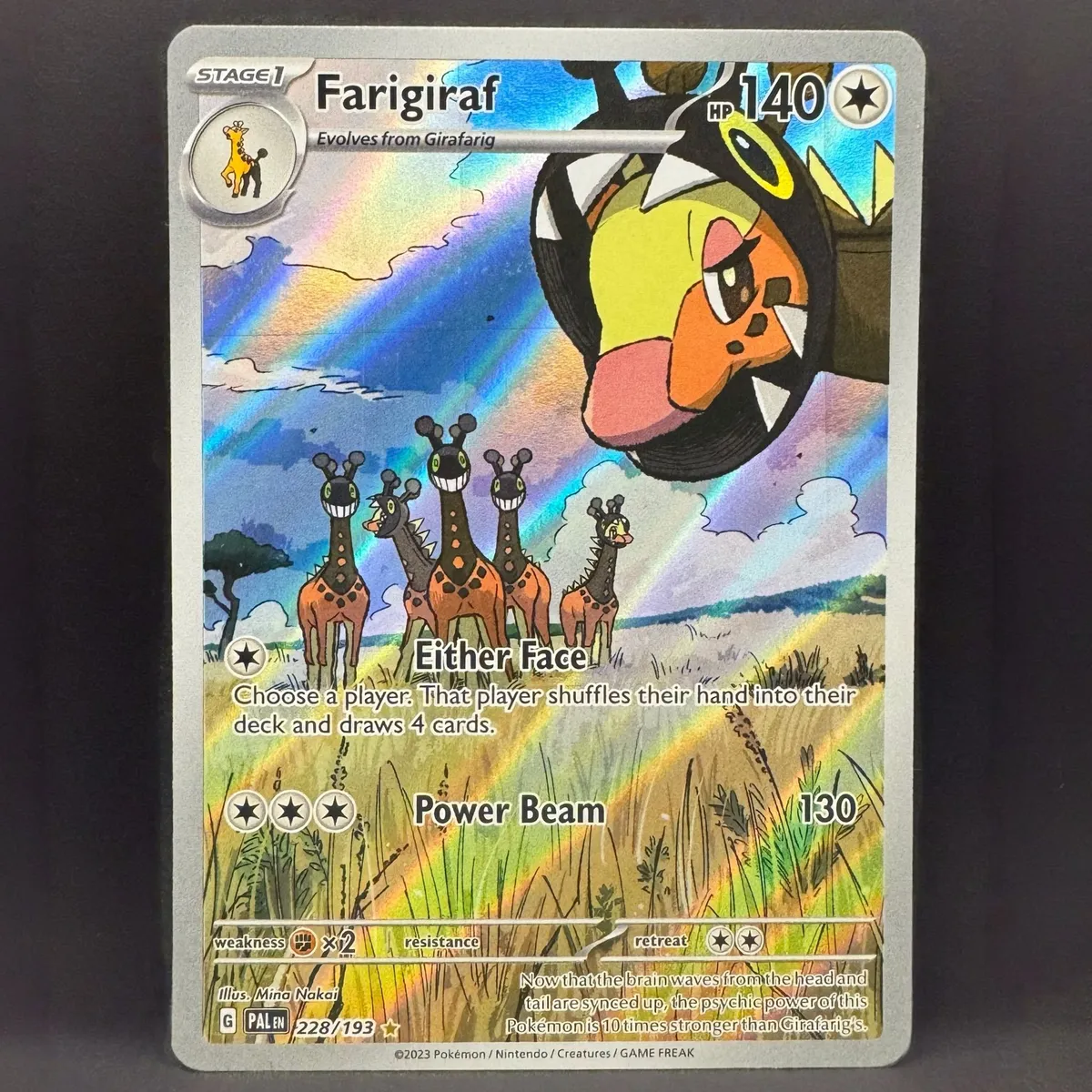 farigiraf pokemon card value Farigiraf SR 088/071 Cyber ​​Judge Japanese Pokémon Card SV5M – Hikaru