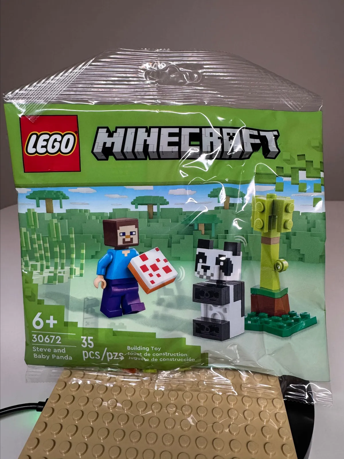 Minecraft Steve and Baby Panda (30672) · Whatnot: Shop, Sell