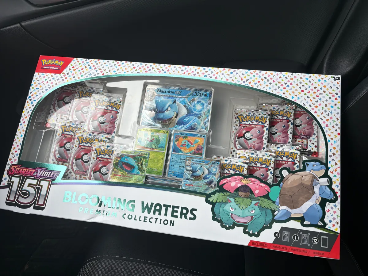 pokémon - trading card game: blooming waters premium collection 151 Blooming Waters Premium Collection Box
