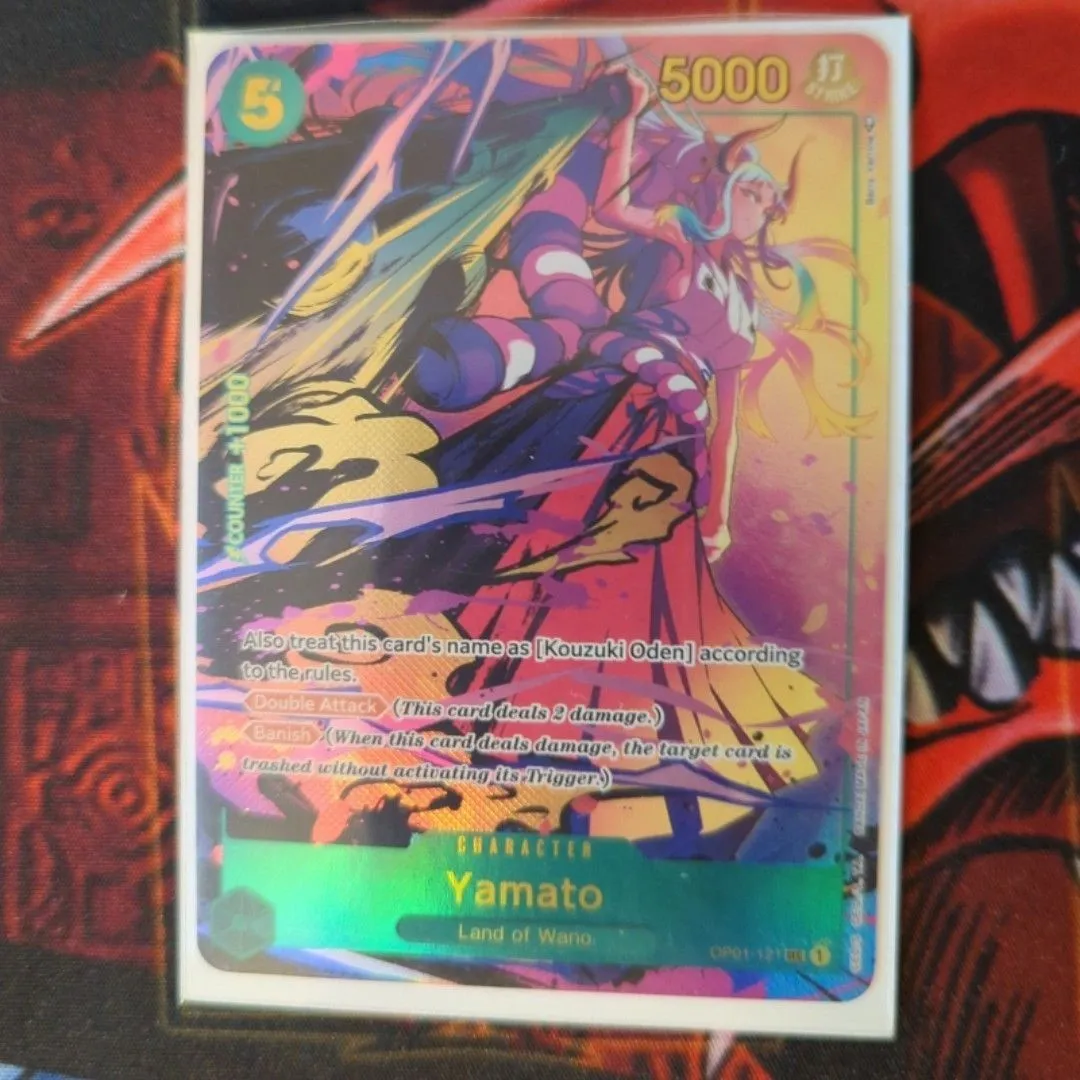 Yamato OP01-121 SEC AA (alternate art)  Whatnot: Shop, Sell, Connect