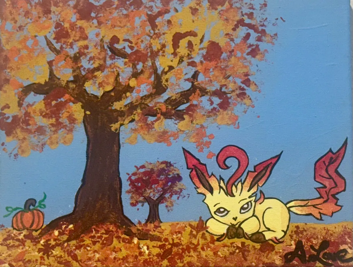 Fall Leaves Leafeon 8x10 Pokemon Art Print · Whatnot: Shop, Sell