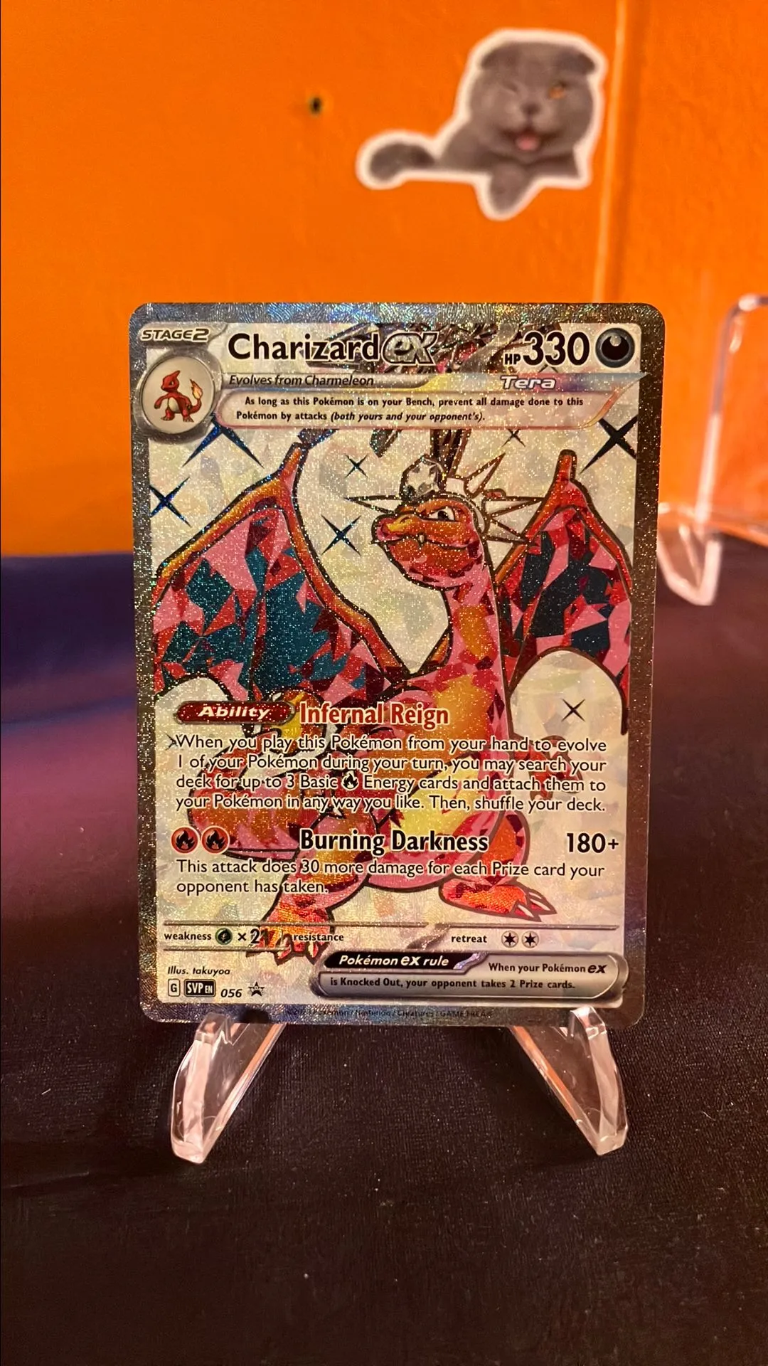 pokemon scarlet and violet charizard card Pokémon Card Charizard ex Special Art Rare – SV2a Pokémon 151 #201 – PSA10 main image 1