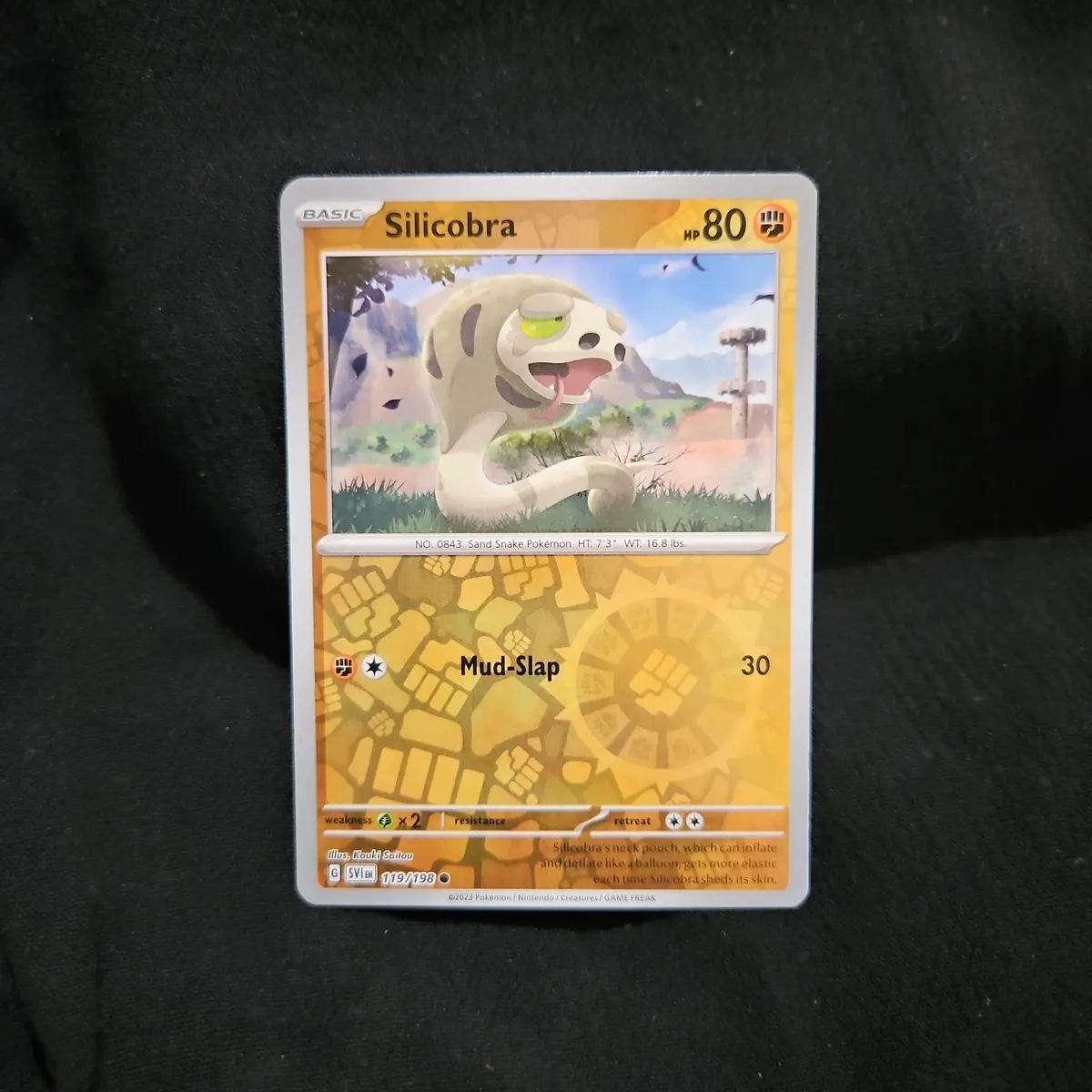 silicobra pokemon card Pokemon - Sword & Shield - Base Set - Silicobra - 107/202 main image 0