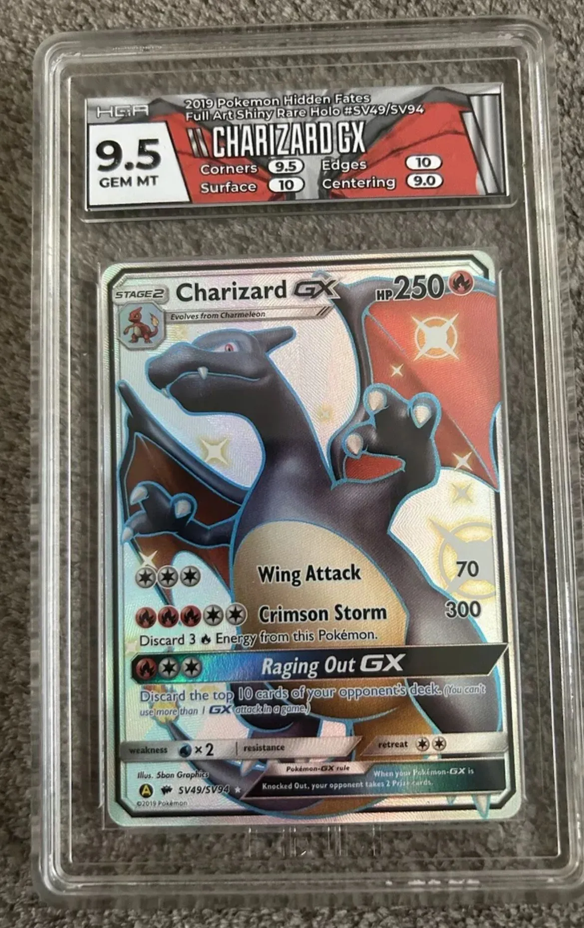 pokemon gx charizard card Charizard GX (SM211) – GoldenFishGames main image 1