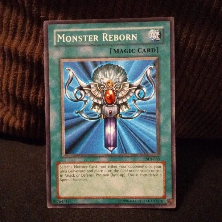 Lot of 5 Vintage 1996 Yu-Gi-Oh Magic Cards Monster Reborn & De-Spell  Unlimited Edition  Whatnot: Shop, Sell, Connect